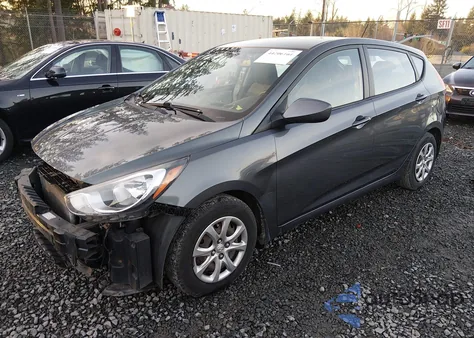 2012 Hyundai Accent Gs из США, поврежденный, VIN KMHCT5AE9CU055518